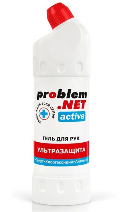 Обеззараживающий гель для рук Problem.net Active - 1000 мл. - Биоритм - купить с доставкой в Нижнем Новгороде
