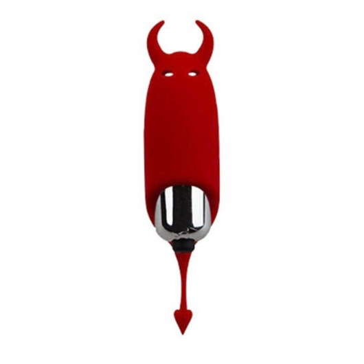 Красный вибростимулятор Devol Mini Vibrator - 8,5 см. - Adrien Lastic