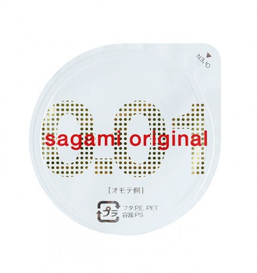 Супертонкий презерватив Sagami Original 0.01 - 1 шт. - Sagami - купить с доставкой в Нижнем Новгороде