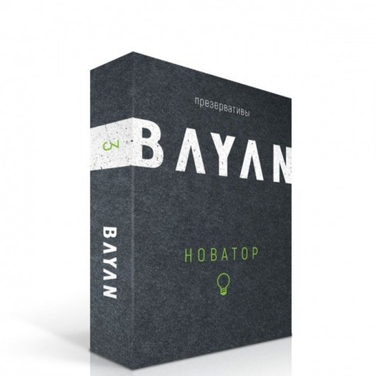 Презервативы с ребрами и точками BAYAN  Новатор  - 3 шт. - Bayan - купить с доставкой в Нижнем Новгороде