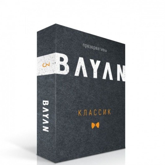 Ультратонкие презервативы BAYAN  Классик  - 3 шт. - Bayan - купить с доставкой в Нижнем Новгороде