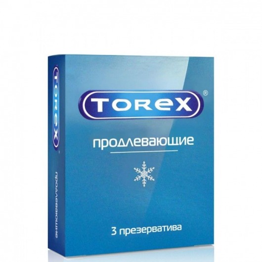 Презервативы Torex  Продлевающие  с пролонгирующим эффектом - 3 шт. - Torex - купить с доставкой в Нижнем Новгороде
