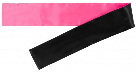 Набор из 5 черно-розовых атласных лент для связывания - Джага-Джага - купить с доставкой в Нижнем Новгороде