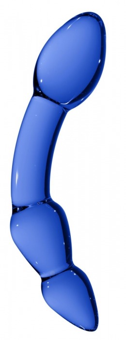 Синий стеклянный стимулятор Superior - 18 см. - Shots Media BV