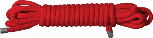 Красная веревка для связывания Japanese Rope - 5 м. - Shots Media BV - купить с доставкой в Нижнем Новгороде