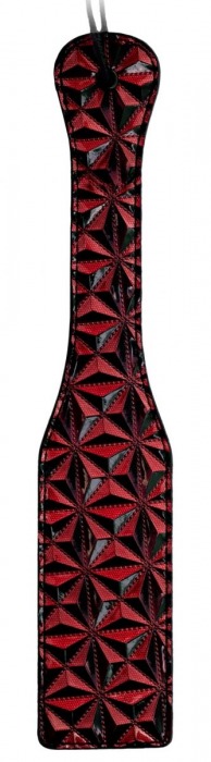 Красно-черная шлепалка Luxury Paddle - 31,5 см. - Shots Media BV - купить с доставкой в Нижнем Новгороде