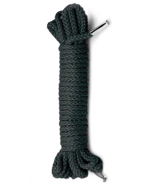 Черная веревка для связывания Bondage Rope - Pipedream - купить с доставкой в Нижнем Новгороде