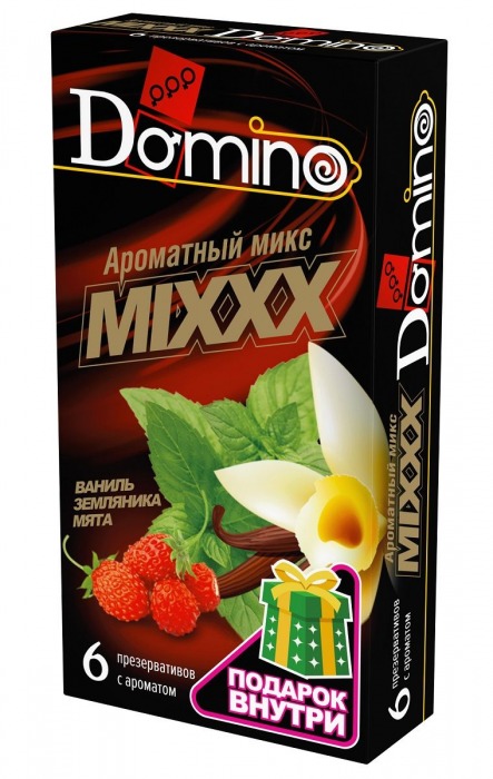 Ароматизированные презервативы DOMINO  Ароматный микс  - 6 шт. - Domino - купить с доставкой в Нижнем Новгороде