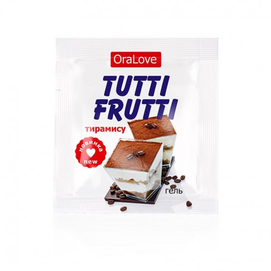 Пробник гель-смазки Tutti-frutti со вкусом тирамису - 4 гр. - Биоритм - купить с доставкой в Нижнем Новгороде