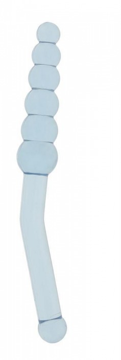 Голубая анальная ёлочка с ручкой Anal Angler - 23 см. - Seven Creations