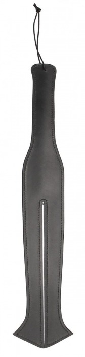 Черная шлепалка Two Finger Paddle Tawse - 51 см. - Shots Media BV - купить с доставкой в Нижнем Новгороде