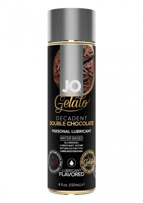 Лубрикант с ароматом шоколада JO GELATO DECADENT DOUBLE CHOCOLATE - 120 мл. - System JO - купить с доставкой в Нижнем Новгороде
