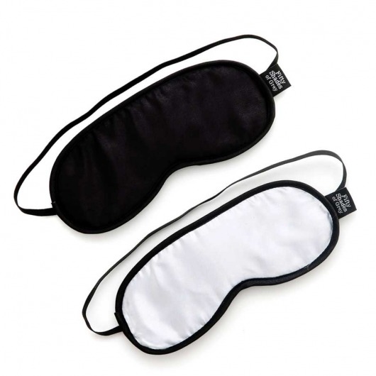 Набор из двух масок на глаза Soft Blindfold Twin Pack - Fifty Shades of Grey - купить с доставкой в Нижнем Новгороде