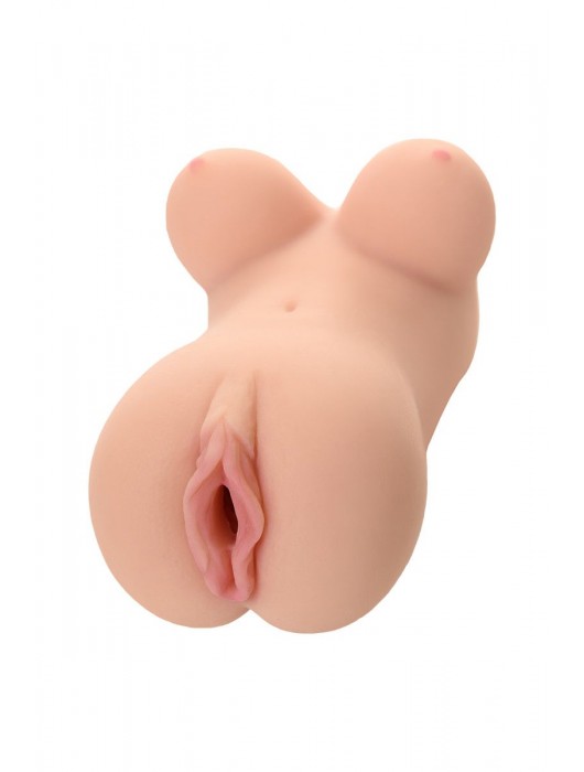 Телесный вибромастурбатор-вагина Clara OnaHole с имитацией груди - KOKOS - в Нижнем Новгороде купить с доставкой