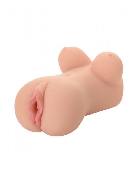 Телесный вибромастурбатор-вагина Clara OnaHole с имитацией груди - KOKOS - в Нижнем Новгороде купить с доставкой