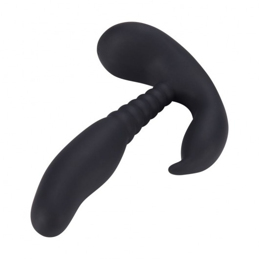 Черный стимулятор простаты Anal Pleasure Dual Vibrating Prostate Stimulator - 13,5 см. - Howells - в Нижнем Новгороде купить с доставкой