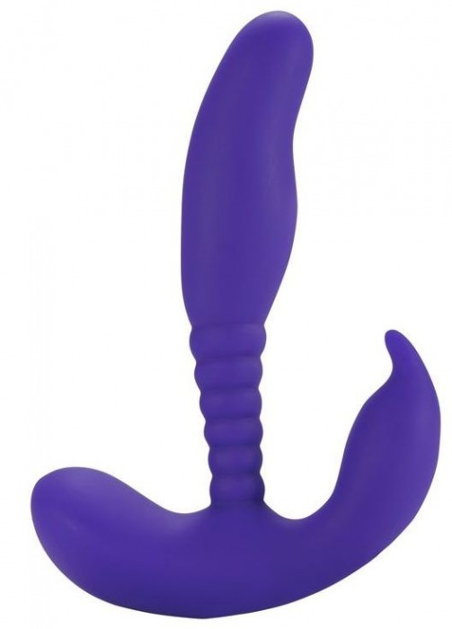 Фиолетовый стимулятор простаты Anal Pleasure Dual Vibrating Prostate Stimulator - 13,5 см. - Howells - в Нижнем Новгороде купить с доставкой