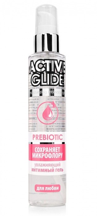 Увлажняющий интимный гель Active Glide Prebiotic - 100 гр. - Биоритм - купить с доставкой в Нижнем Новгороде