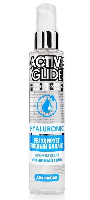 Увлажняющий интимный гель Active Glide Hyaluronic - 100 гр. - Биоритм - купить с доставкой в Нижнем Новгороде