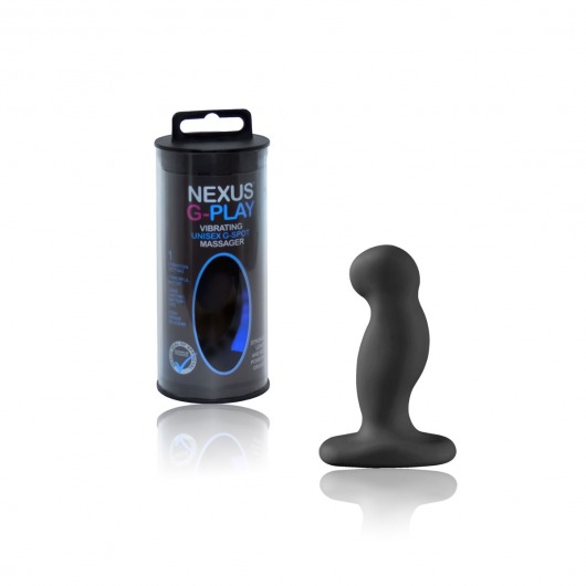 Анальный стимулятор Nexus G-Play Small Black с вибрацией - 7,4 см. - Nexus Range - в Нижнем Новгороде купить с доставкой