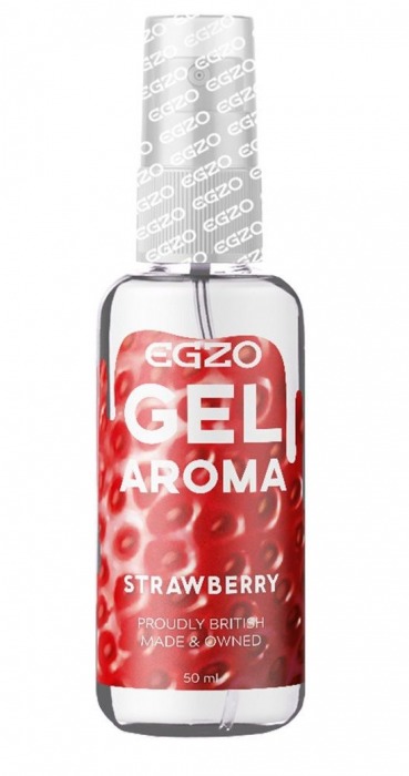 Интимный лубрикант EGZO AROMA с ароматом клубники - 50 мл. - EGZO - купить с доставкой в Нижнем Новгороде