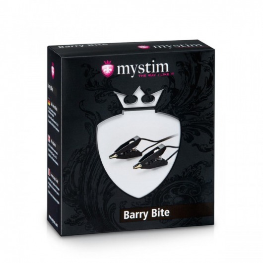 Электрические зажимы на соски Barry Bite - MyStim - купить с доставкой в Нижнем Новгороде