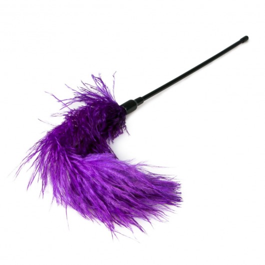 Тиклер с фиолетовыми перышками Feather Tickler - 54 см. - EDC - купить с доставкой в Нижнем Новгороде