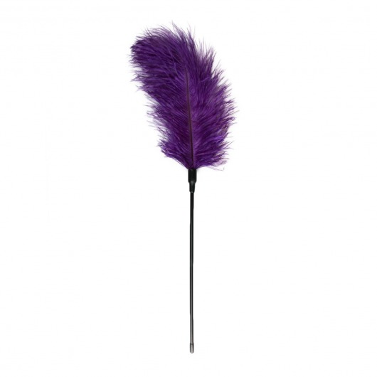 Тиклер с фиолетовыми перышками Feather Tickler - 54 см. - EDC - купить с доставкой в Нижнем Новгороде