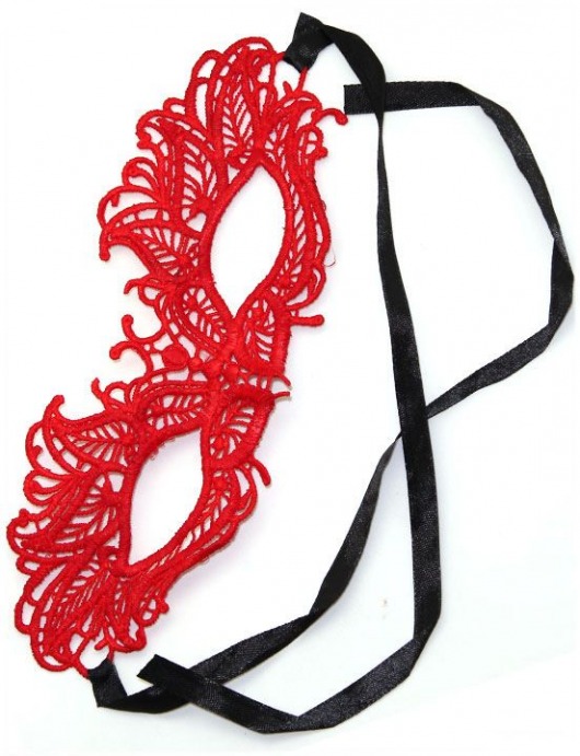 Кружевная красная маска  Верона - Eroticon купить с доставкой