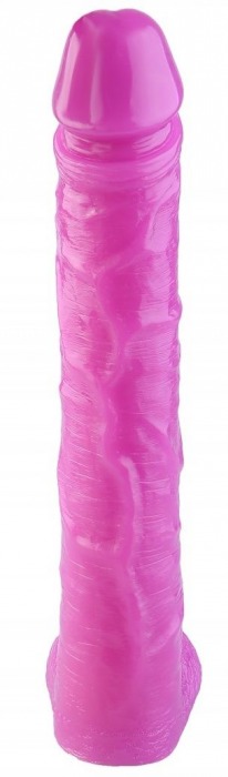 Розовый фаллоимитатор-гигант - 44,5 см. - Джага-Джага