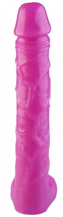 Розовый фаллоимитатор-гигант - 51 см. - Джага-Джага