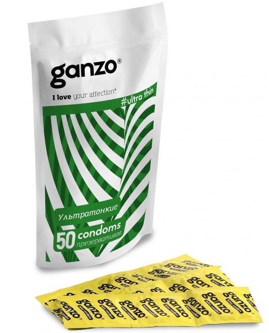Ультратонкие презервативы Ganzo Ultra thin - 50 шт. - Ganzo - купить с доставкой в Нижнем Новгороде