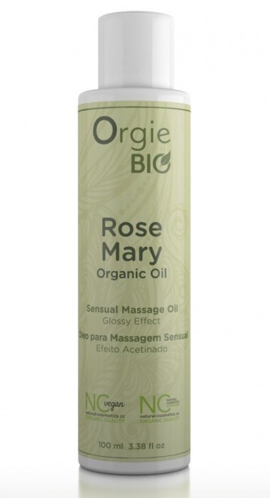 Органическое масло для массажа ORGIE Bio Rosemary с ароматом розмарина - 100 мл. - ORGIE - купить с доставкой в Нижнем Новгороде