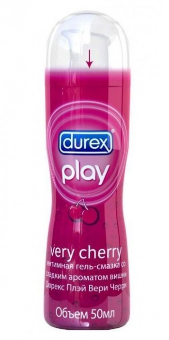 Интимная гель-смазка DUREX Play Very Cherry с ароматом вишни - 50 мл. - Durex - купить с доставкой в Нижнем Новгороде