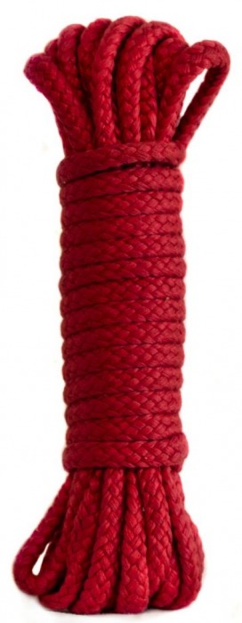 Красная веревка Tender Red - 10 м. - Lola Games - купить с доставкой в Нижнем Новгороде