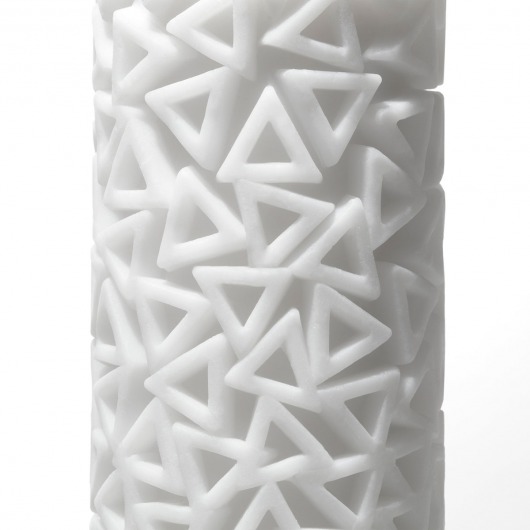 Белый 3D мастурбатор PILE - Tenga - в Нижнем Новгороде купить с доставкой