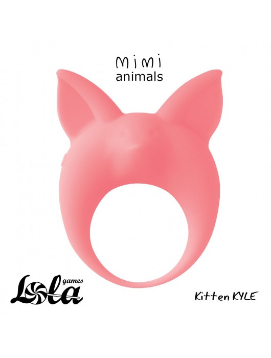 Оранжевое эрекционное кольцо Kitten Kyle - Lola Games - в Нижнем Новгороде купить с доставкой