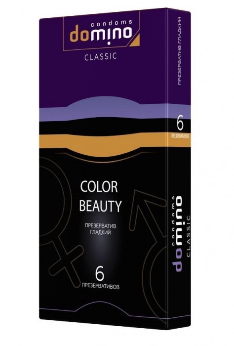 Разноцветные презервативы DOMINO Colour Beauty - 6 шт. - Domino - купить с доставкой в Нижнем Новгороде