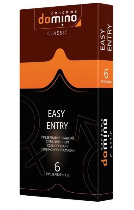 Презервативы с увеличенным количеством смазки DOMINO Easy Entry - 6 шт. - Domino - купить с доставкой в Нижнем Новгороде
