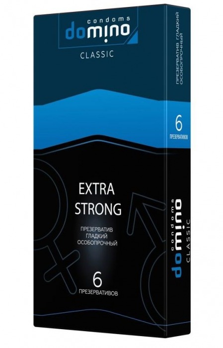 Суперпрочные презервативы DOMINO Extra Strong - 6 шт. - Domino - купить с доставкой в Нижнем Новгороде