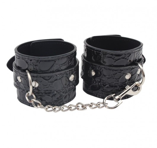 Черные наручники Be good Wrist Cuffs - Chisa - купить с доставкой в Нижнем Новгороде