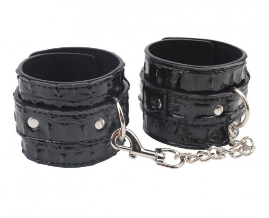 Черные наручники Surrender Wrist Restraints - Chisa - купить с доставкой в Нижнем Новгороде