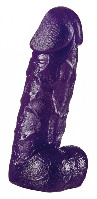 Фиолетовый фаллоимитатор Big Dong - 19 см. - Orion