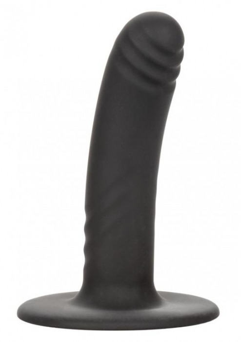 Черный анальный стимулятор 4.75” Ridged Probe - 12 см. - California Exotic Novelties - купить с доставкой в Нижнем Новгороде
