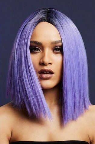 Фиолетовый парик  Кайли - Fever купить с доставкой