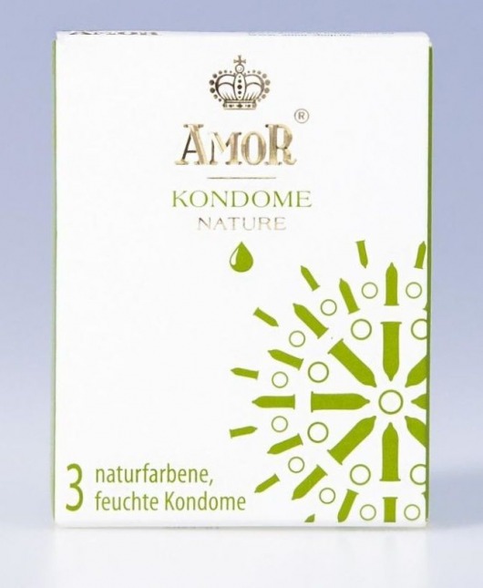 Классические презервативы AMOR Nature - 3 шт. - AMOR - купить с доставкой в Нижнем Новгороде