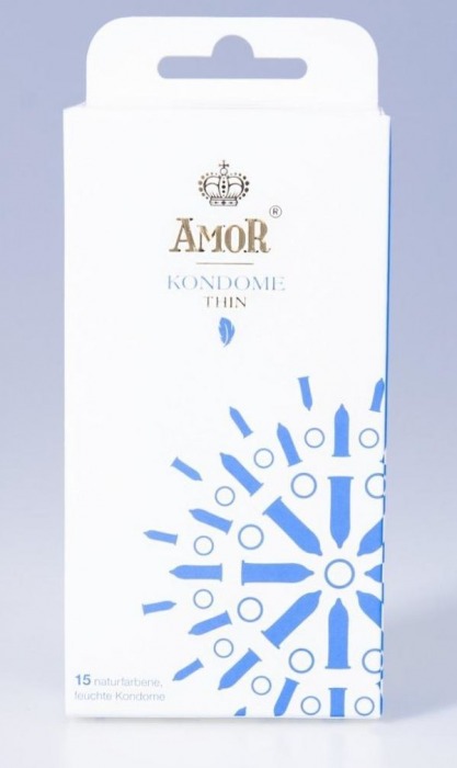 Супертонкие презервативы AMOR Thin - 15 шт. - AMOR - купить с доставкой в Нижнем Новгороде