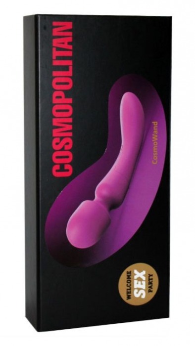 Розовый двусторонний вибратор CosmoWand - 24 см. - Сosmopolitan