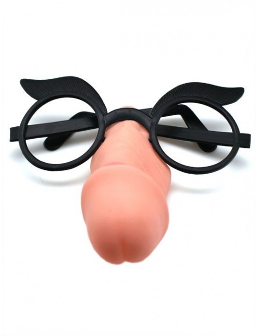 Пластиковые очки с шалуном вместо носа - Play Star купить с доставкой