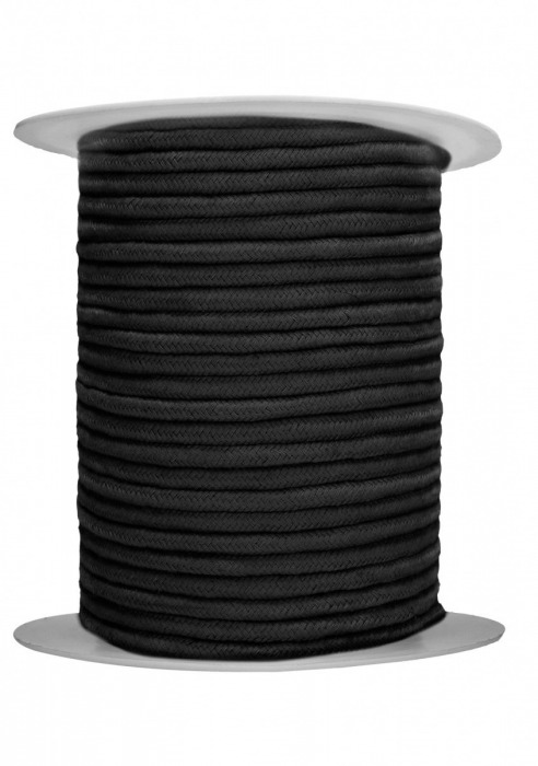 Черная веревка для связывания Bondage Rope - 100 м. - Shots Media BV - купить с доставкой в Нижнем Новгороде